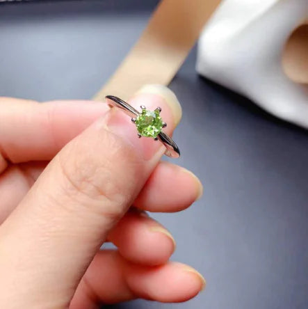 Pink Zircon Ring with Diamonds - Wedding Ring