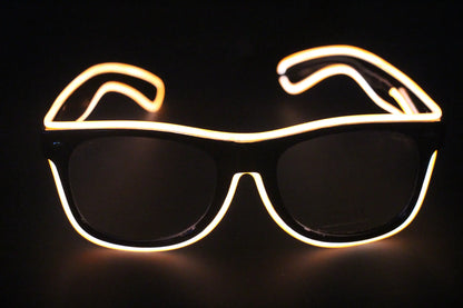 New LED Glow Glasses, EL Light-Up Toy Glasses