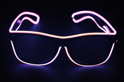 New LED Glow Glasses, EL Light-Up Toy Glasses