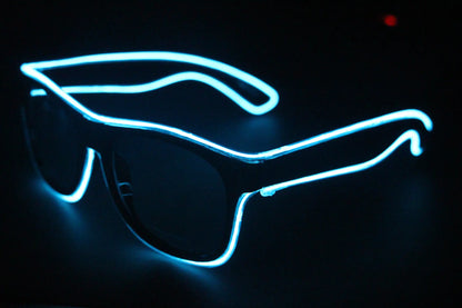 New LED Glow Glasses, EL Light-Up Toy Glasses
