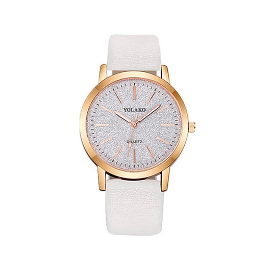 Bracelet Watch, Leather Band Watch, Glitter Watch