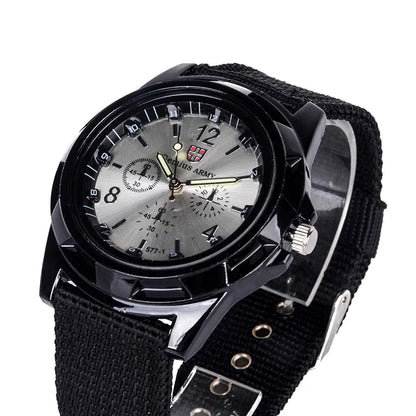 Nylon Woven Strap Watch, Electronic Sports Watch