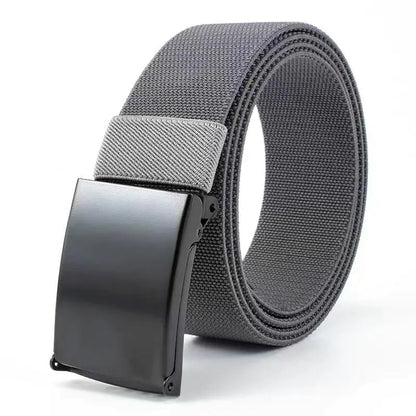 Men's Nylon Braided Stretch Belt for Outdoor Activities