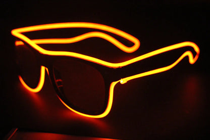 New LED Glow Glasses, EL Light-Up Toy Glasses