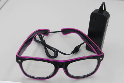 New LED Glow Glasses, EL Light-Up Toy Glasses