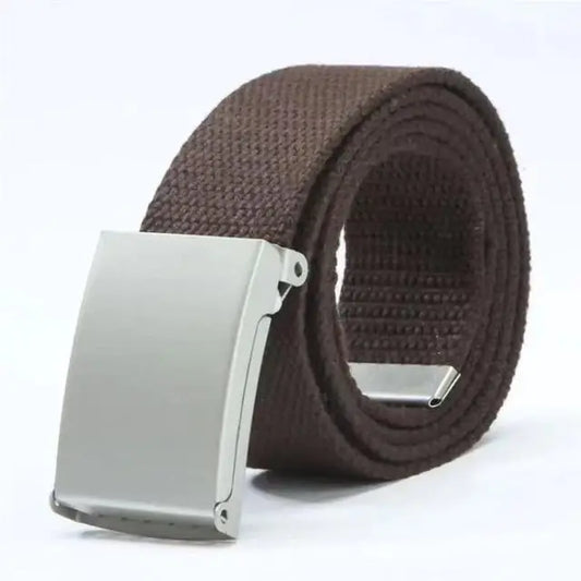 Men's Nylon Braided Stretch Belt for Outdoor Activities