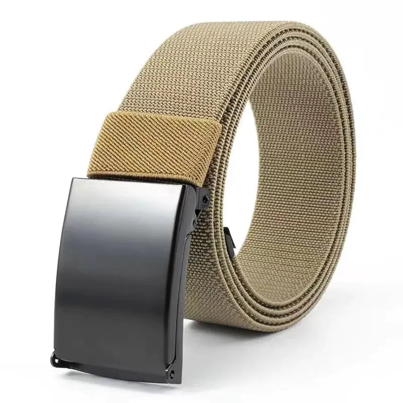 Men's Nylon Braided Stretch Belt for Outdoor Activities