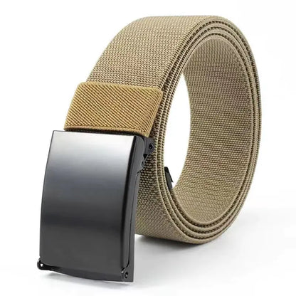 Men's Nylon Braided Stretch Belt for Outdoor Activities
