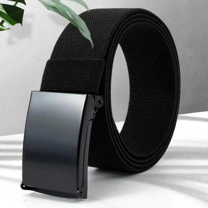 Men's Nylon Braided Stretch Belt for Outdoor Activities